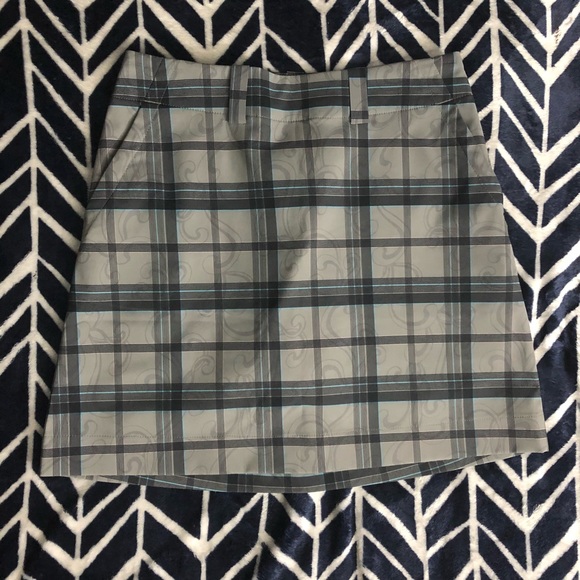 Nike Dresses & Skirts - Nike Dri-fit plaid golf skirt